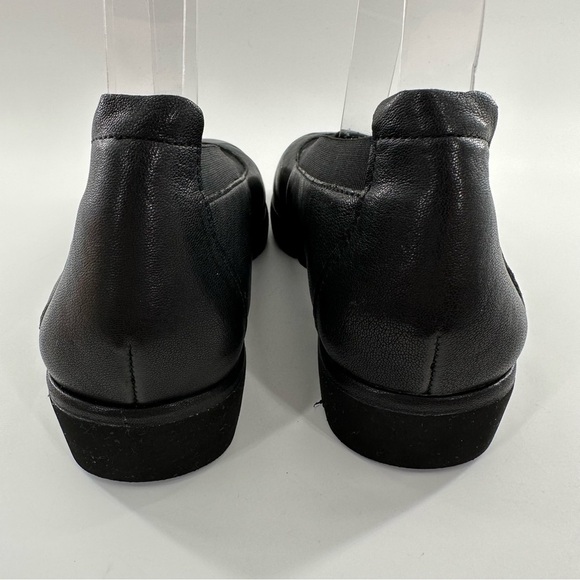 Nurture womens flats size 5.5 black leather platforms chunky - Picture 4 of 13